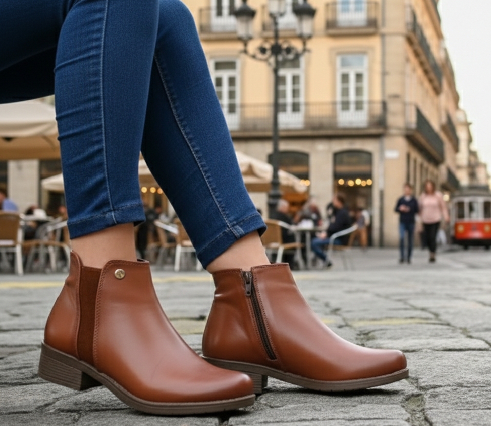 BOTINES FORMALES AL  204 - NUVOLLA MIEL