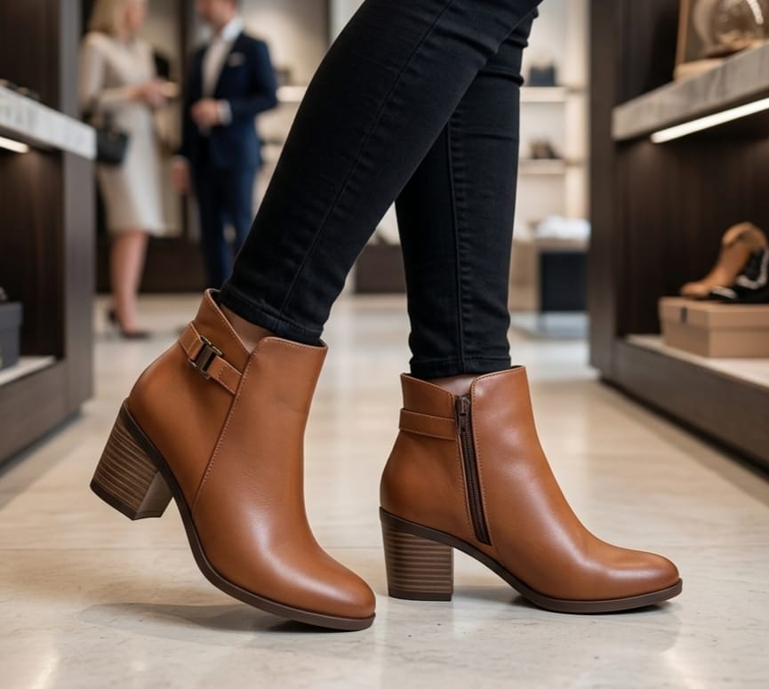 BOTINES FORMALES RS 243 - NUVOLLA MADERA