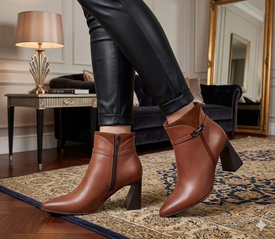 BOTINES EXCLUSIVOS 71/2 P 271 71/2 NUVOLLA MIEL