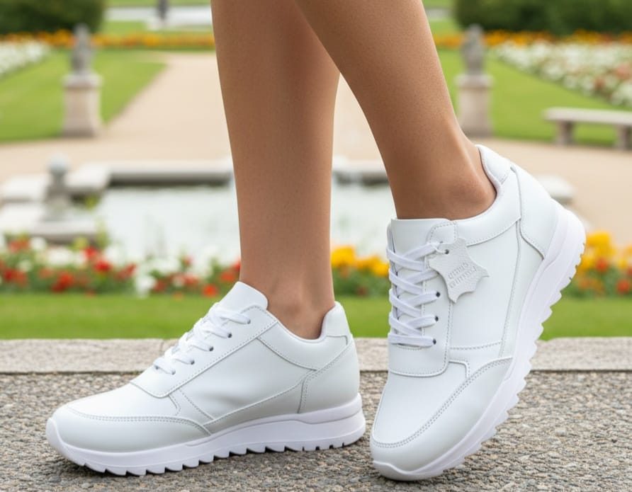 DEPORTIVOS DAMA V4 CUERO BLANCO