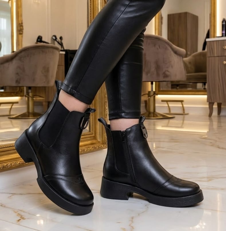 BOTINES BRUMA DC 222 - CUERO NEGRO