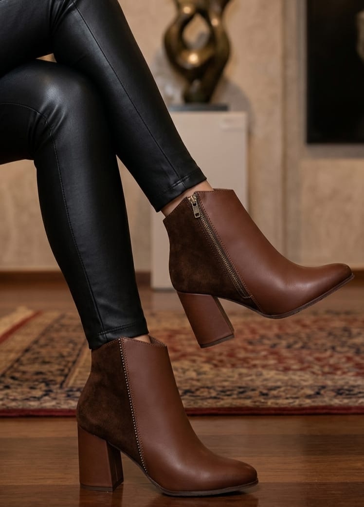 BOTINES EXCLUSIVOS 71/2 P 262 71/2  SUIZA CAFE