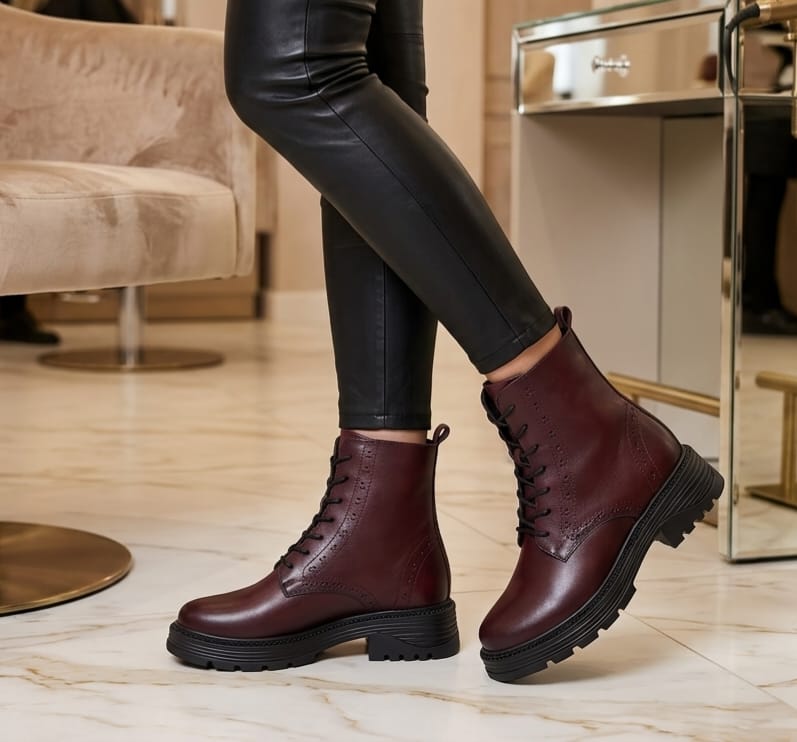 BOTINES BRUMA BL 202 - CUERO VINO