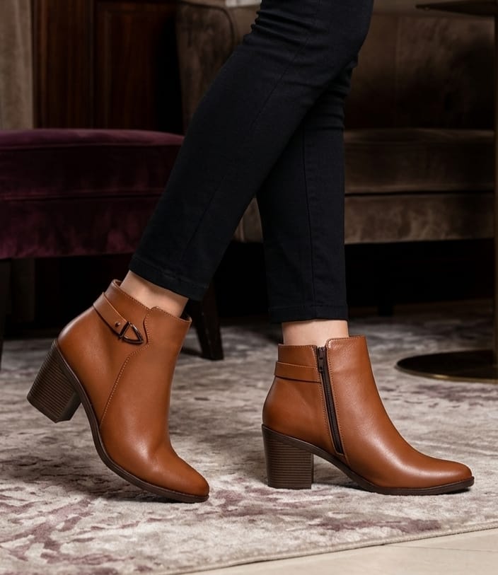 BOTINES FORMALES RS 239 - NUVOLLA MIEL