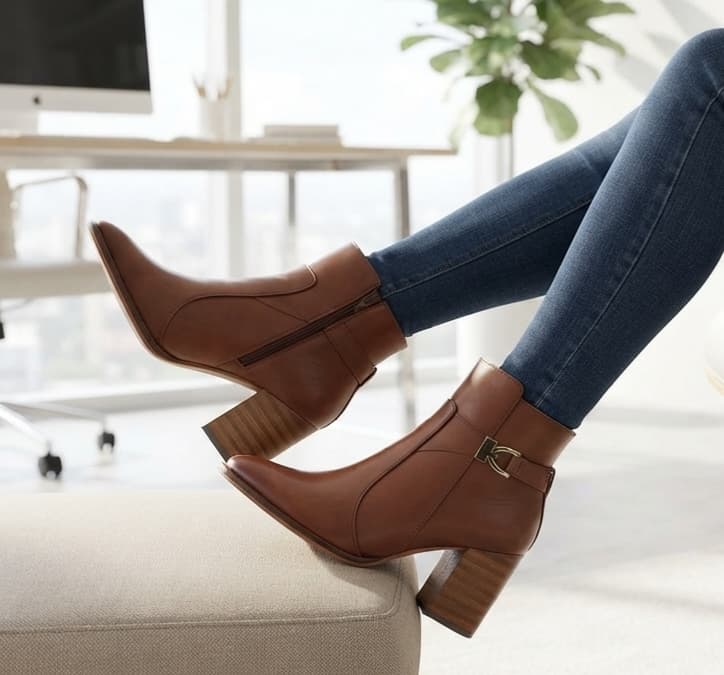 BOTINES FASHION PS 289 7 1/2  NUVOLLA MIEL