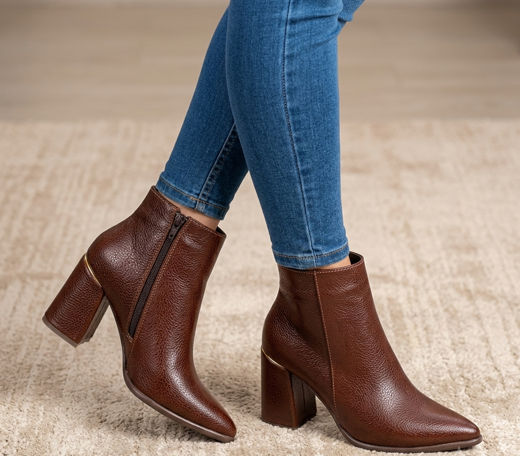BOTINES EXCLUSIVOS P 241 7 1/2 NAPA VINO