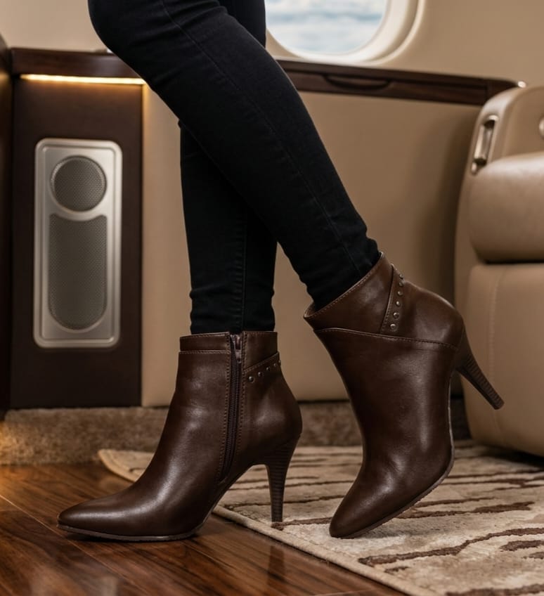 BOTINES FASHION 81/2 PA 290 81/2 CUERO CAFE