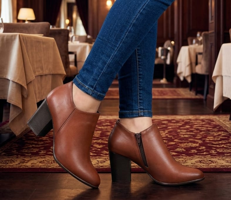BOTINES FORMALES BRE 100 - NUVOLLA MIEL
