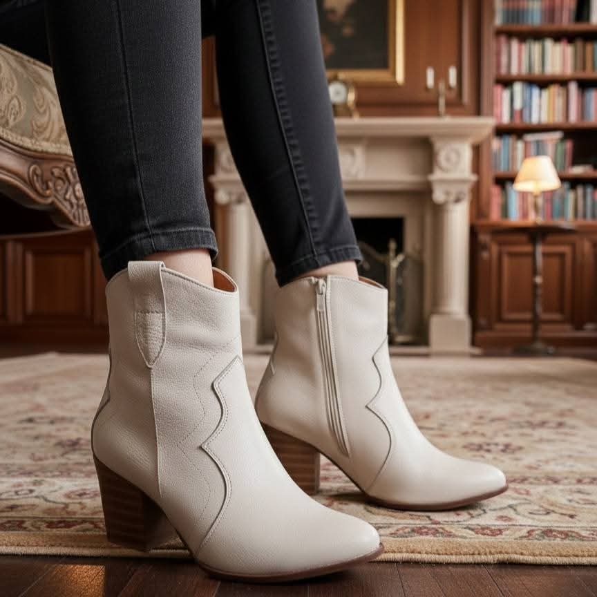 BOTINES TEXANOS BRE 210 - NAPA BEIGE