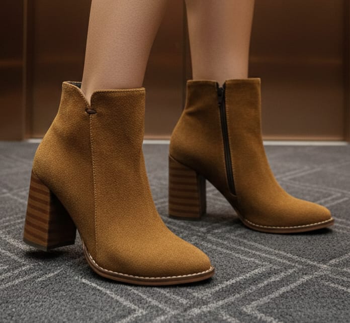BOTINES FASHION  71/2 PS 244  71/2 GAMUZON MIEL