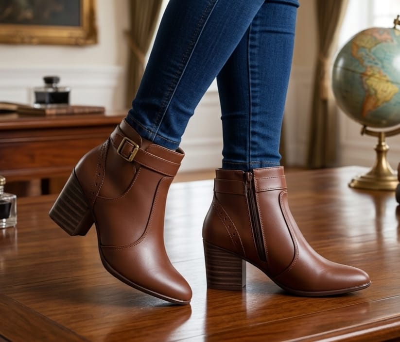 BOTINES FORMALES BRE 286 - SUIZA CAFÉ