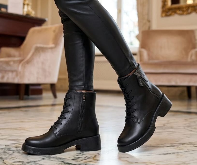 BOTINES BRUMA DC 220 - CUERO NEGRO
