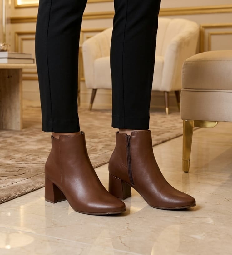 BOTINES EXCLUSIVOS 51/2 P 231 51/2 SUIZA CAFÉ