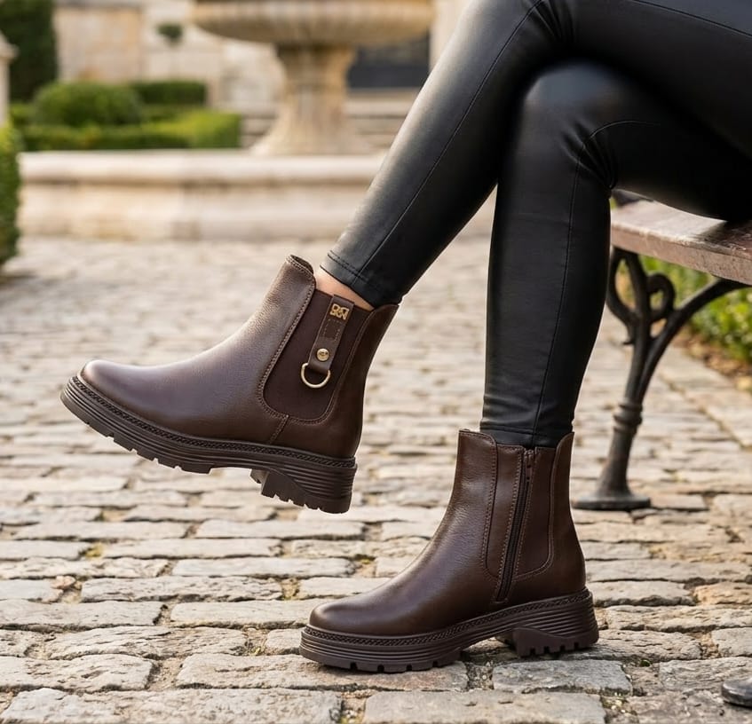 BOTINES BRUMA BL 201 - CUERO CAFE