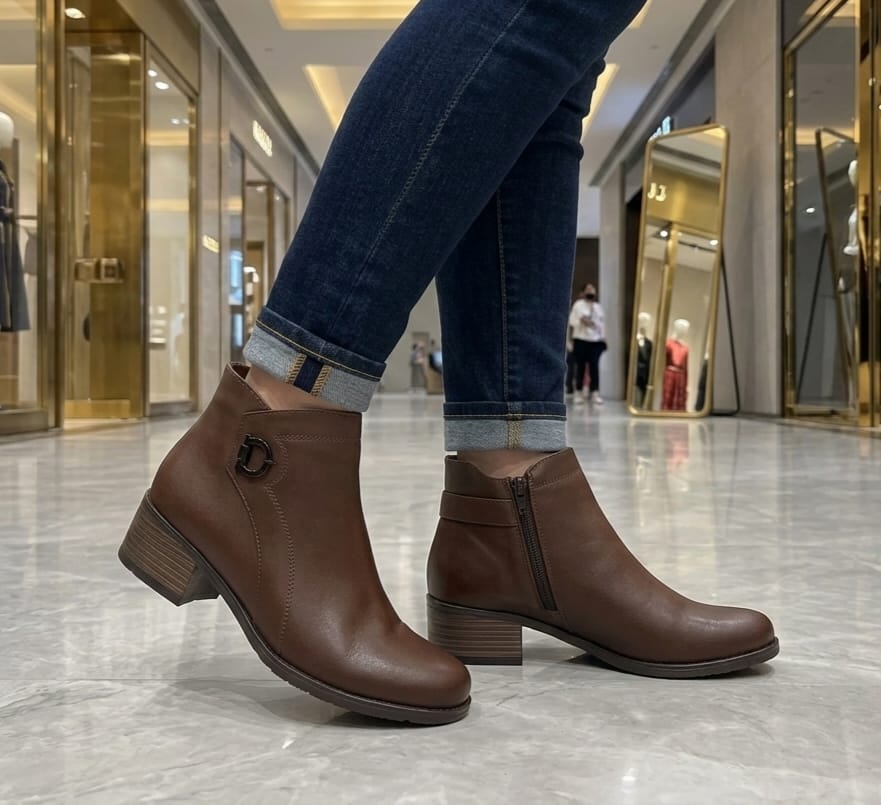 BOTINES FORMALES J 242 - SUIZA CAFÉ