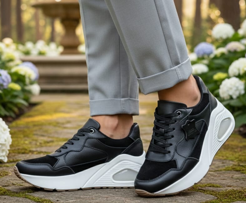 DEPORTIVOS   MAGNOLIAS MC 1 - CUERO NEGRO