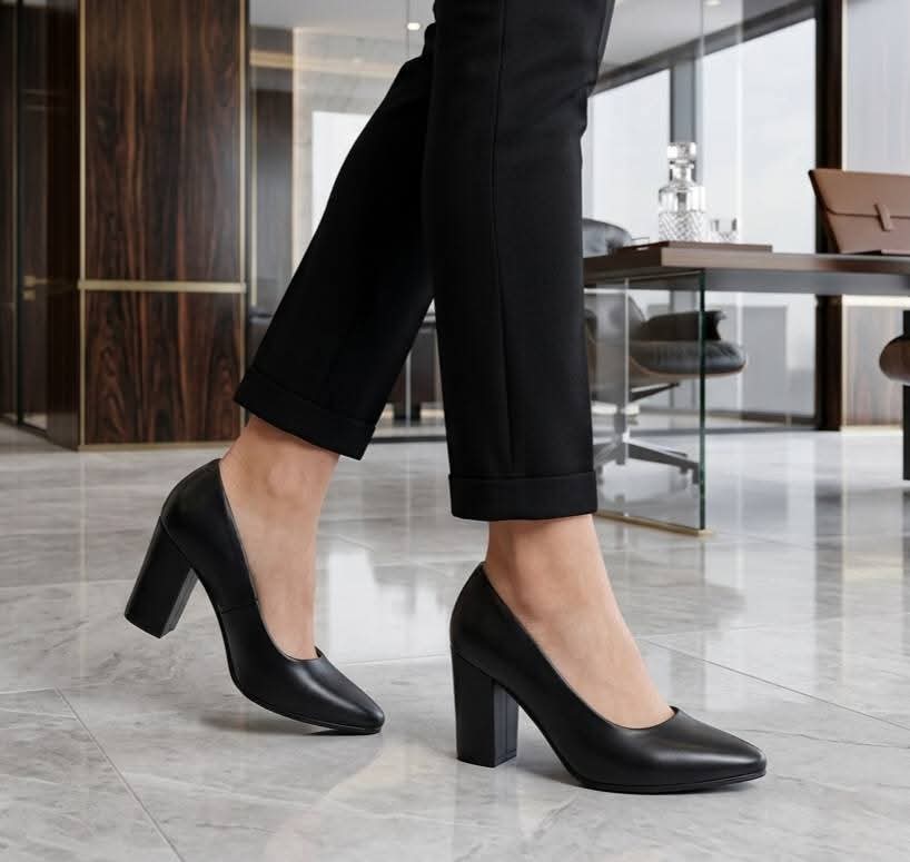 MOCASINES TACON T10 71/2 CUERO NEGRO
